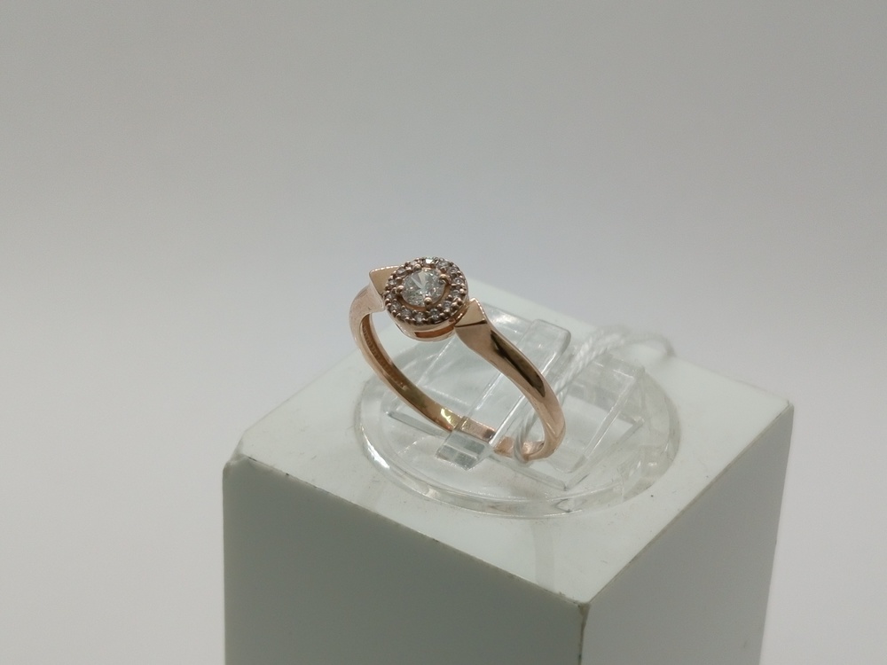 КОЛКМИ585 КОЛЬЦО С КАМНЯМИ (Au 585)