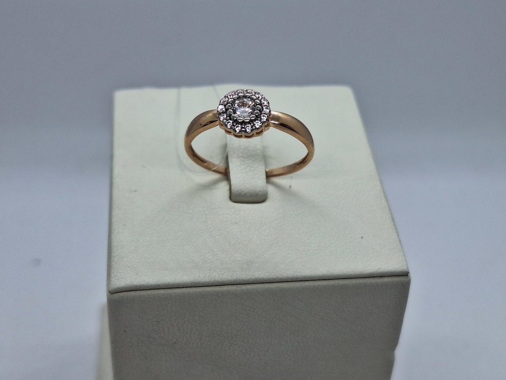 01-117862 КОЛЬЦО С КАМНЯМИ (Au 585)