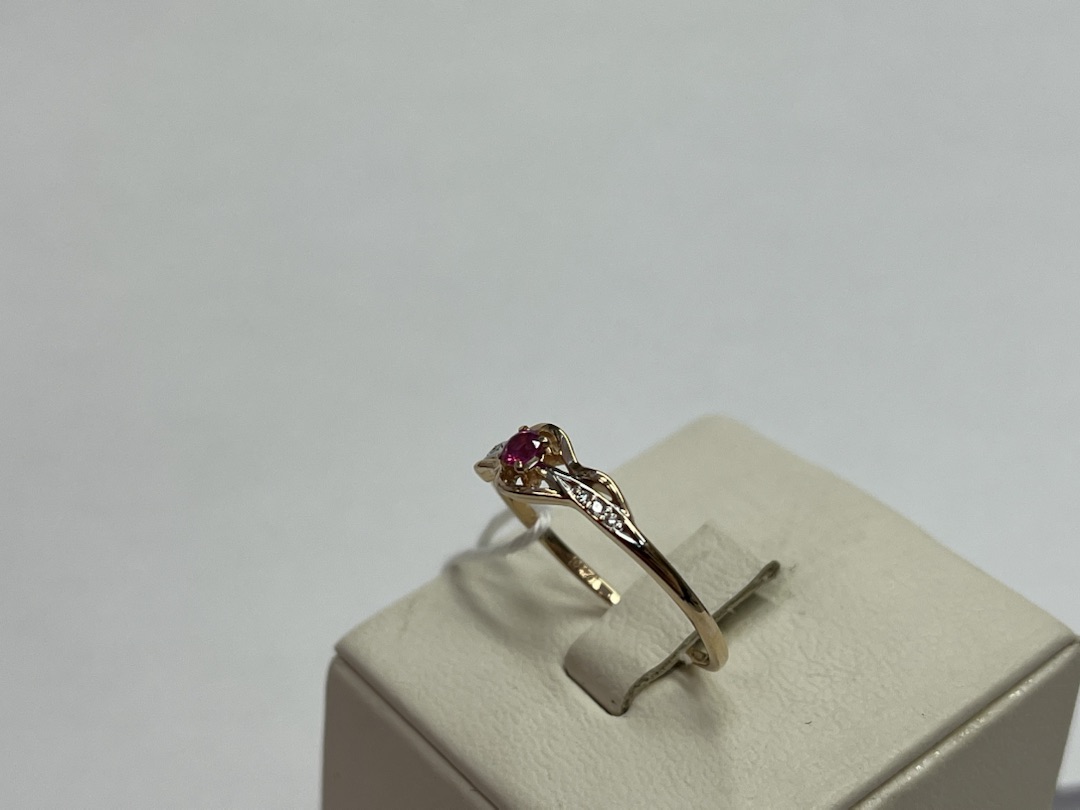 КОЛЬЦО БРИЛЛИАНТ Au 585