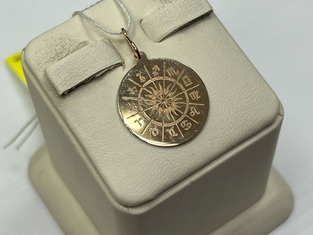 ПОДВЕСКА ЗНАК ЗОДИАКА РЫБЫ (Au 585)