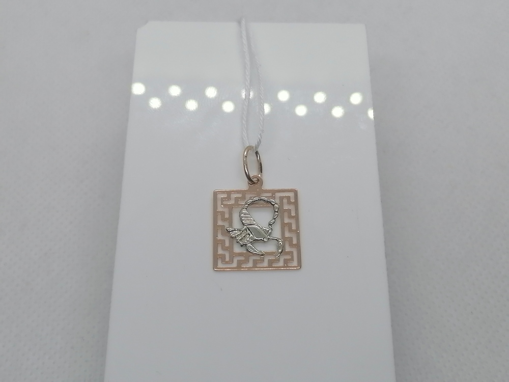 ПОДВЕСКА ЗНАК ЗОДИАКА СКОРПИОН Au 585