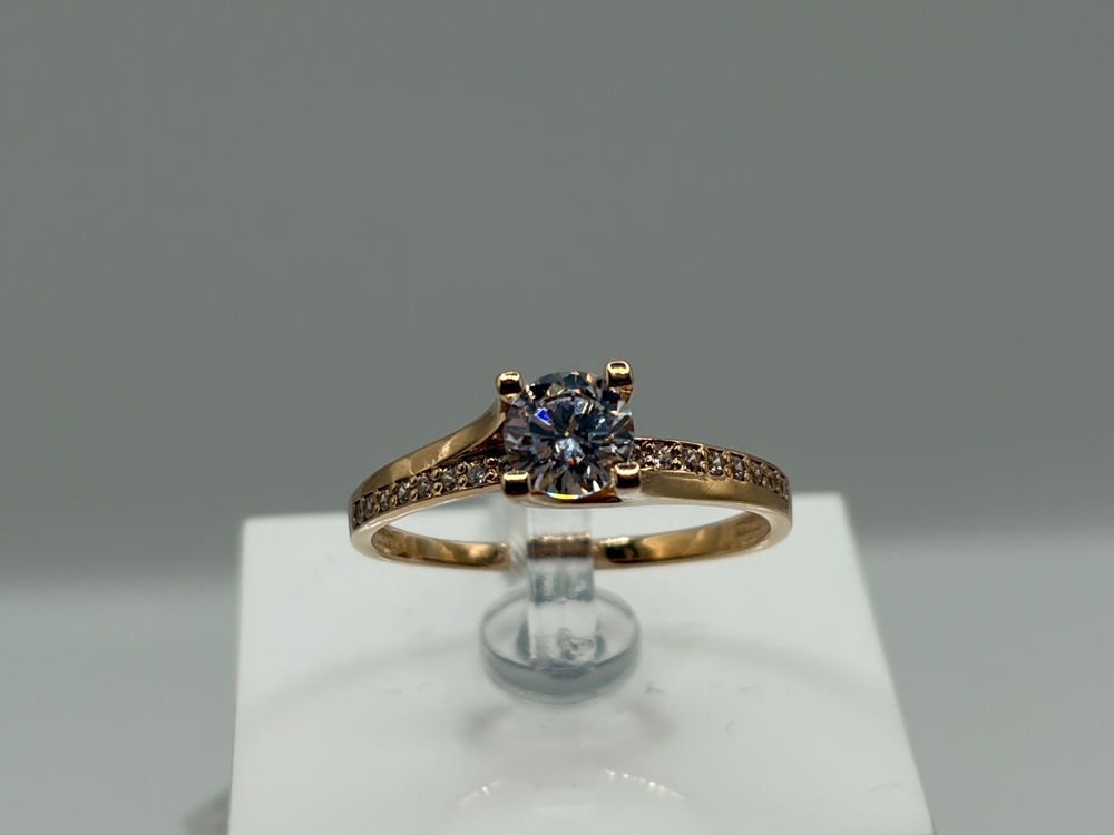 КОЛКМИ585 КОЛЬЦО С КАМНЯМИ (Au 585)