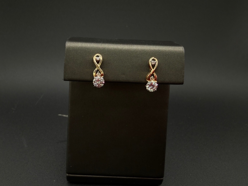 СЕРЬГИ С КАМНЯМИ (Au 585)