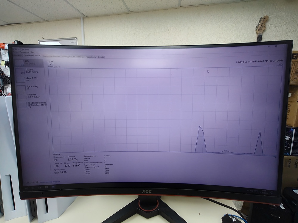 Системный блок Ginzzu; Core i5-4440, GeForce GTX 1050, 8 Гб, 512 GB, Нет