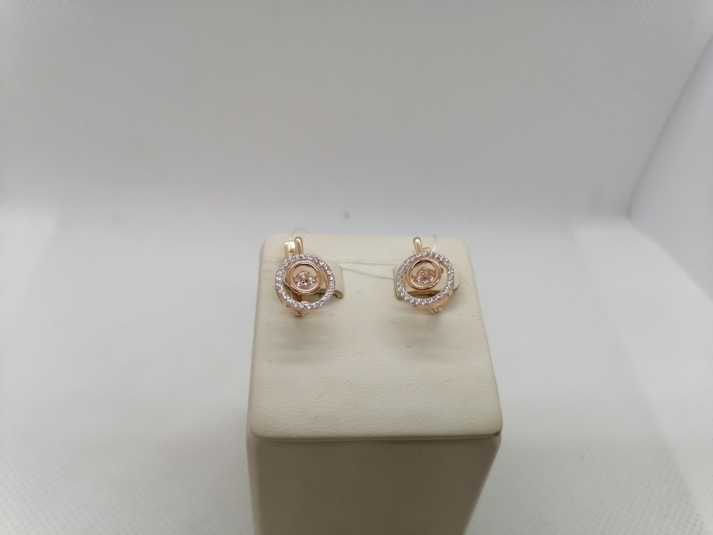 СЕРЬГИ С КАМНЯМИ (Au 585)