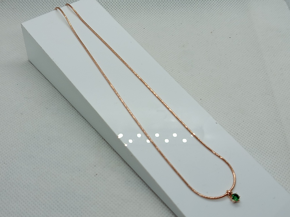 КОЛЬЕ С КАМНЕМ Au 585