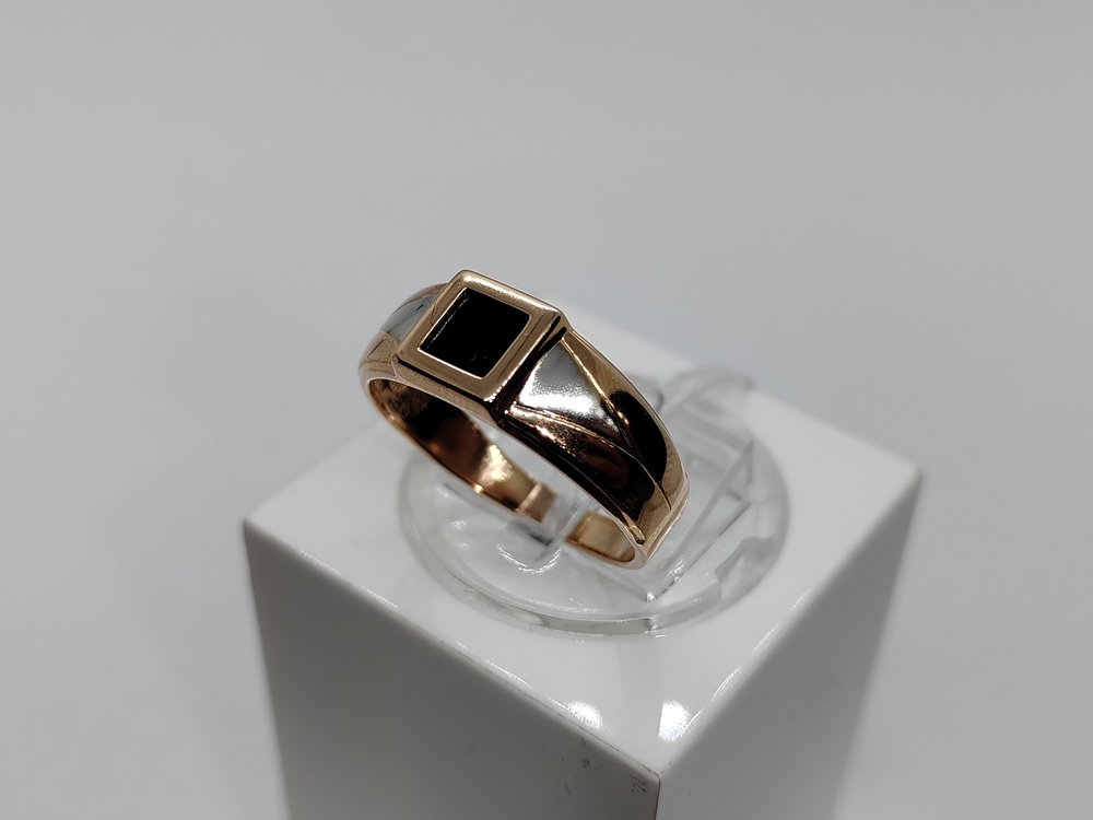 ПЕЧАТКА С КАМНЕМ (Au 585)