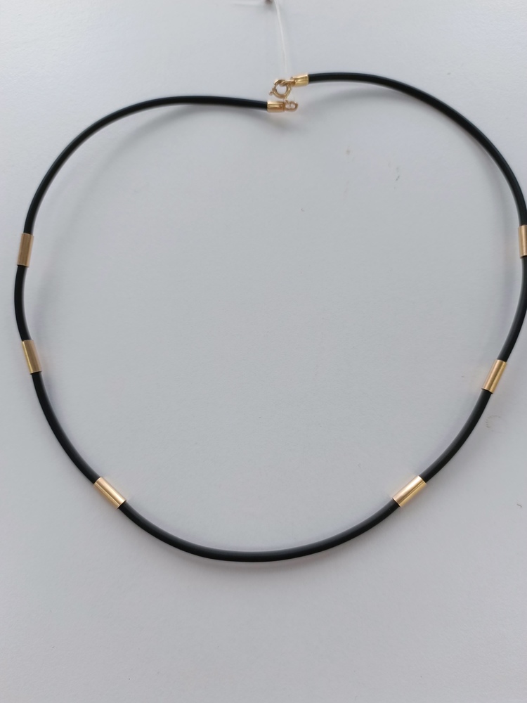 КОЛЬЕ КАУЧУК (Au 585)