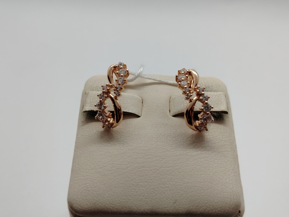 СЕРЬГИ С КАМНЯМИ (Au 585)