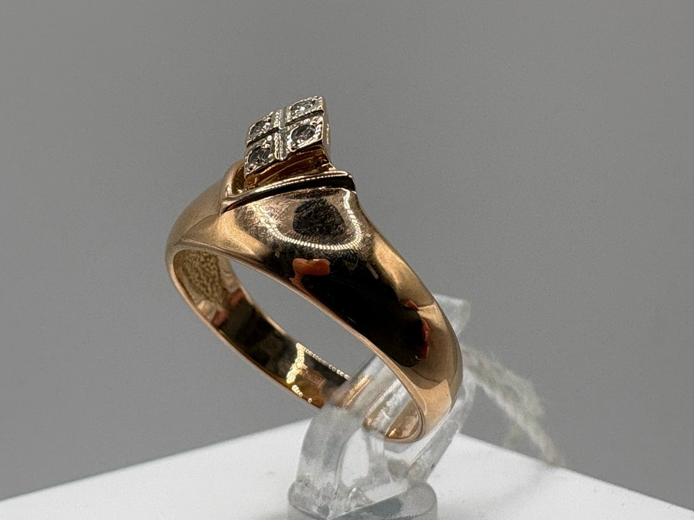 КОЛКМИ585 КОЛЬЦО С КАМНЯМИ (Au 585)