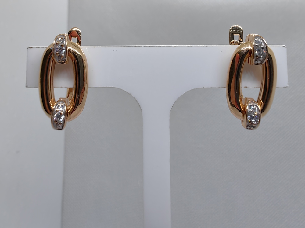 СЕРЬГИ С КАМНЯМИ (Au 585)