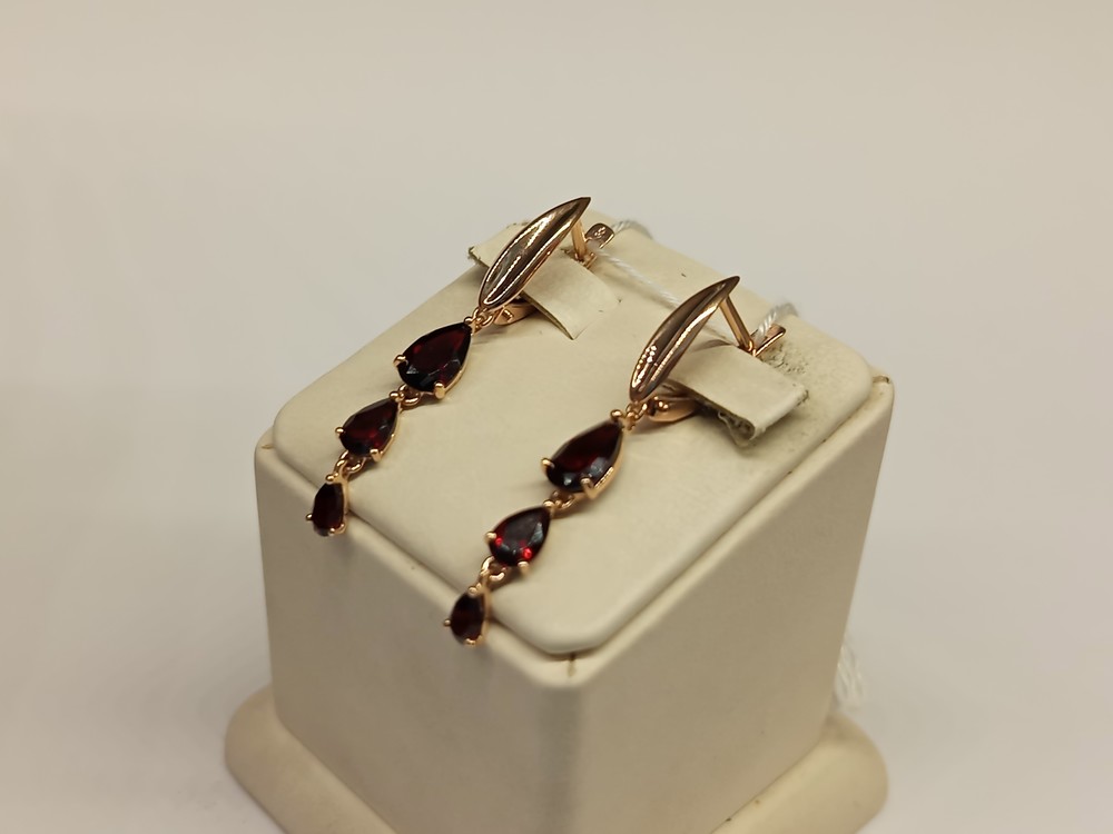 СЕРЬГИ С КАМНЯМИ (Au 585)