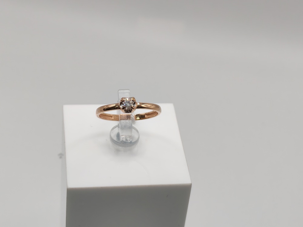 КОЛЬЦО БРИЛЛИАНТ Au 585