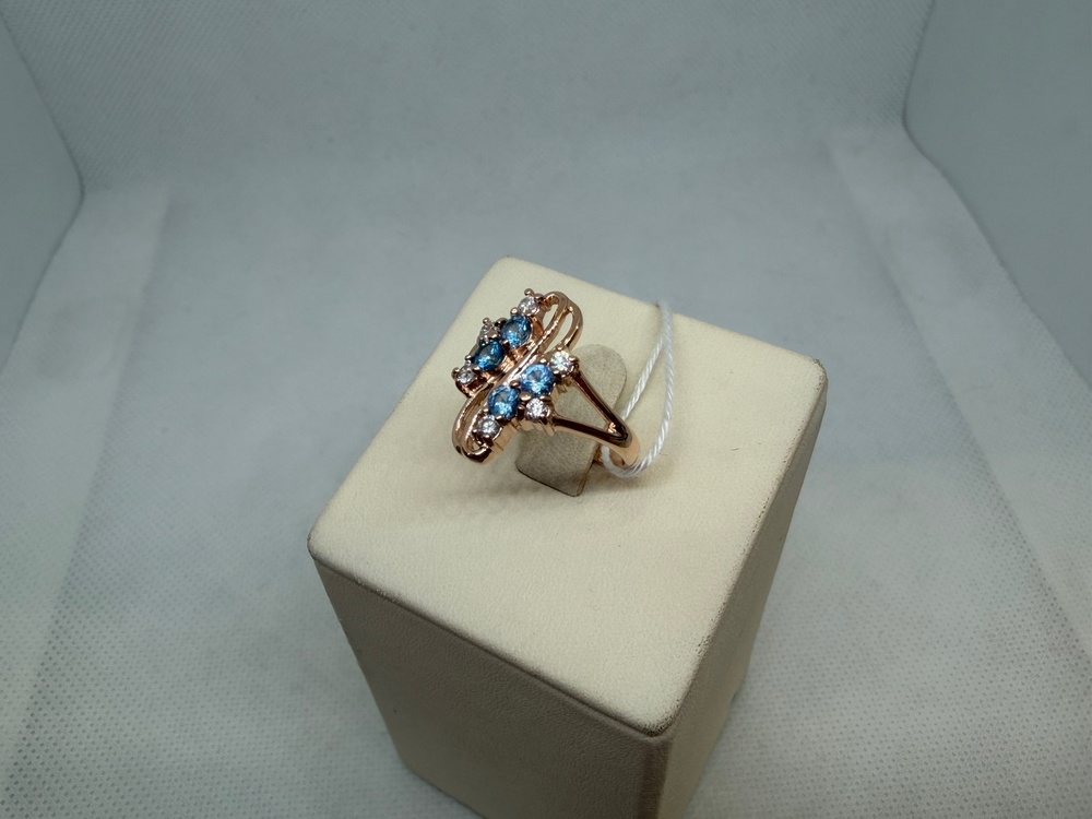 КОЛКМИ585 КОЛЬЦО С КАМНЯМИ (Au 585)