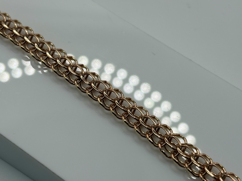 БРАСЛЕТ ПОЛНОВЕСНЫЙ Итальянка Au 585