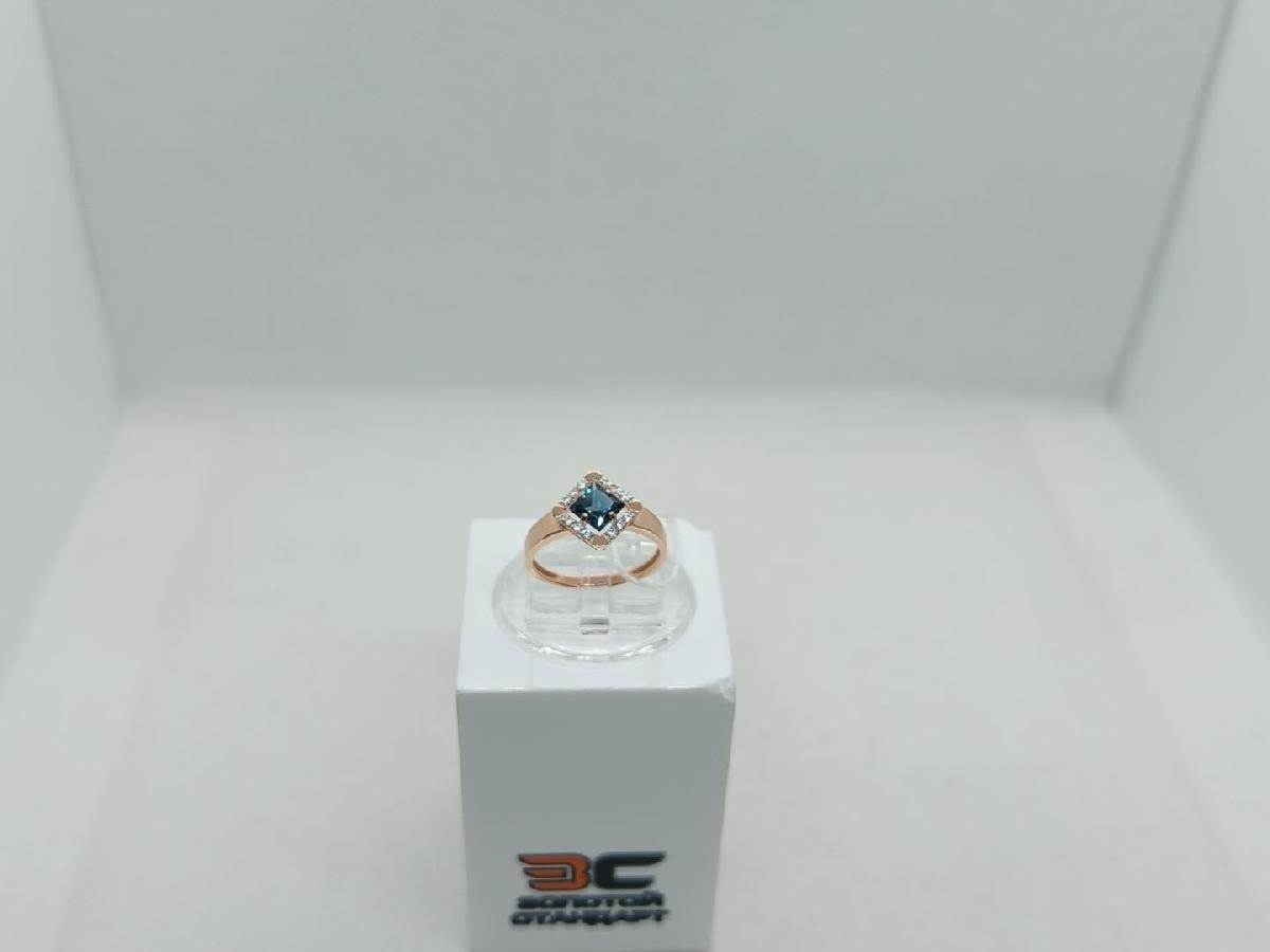 КОЛЬЦО С КАМНЯМИ (Au 585)