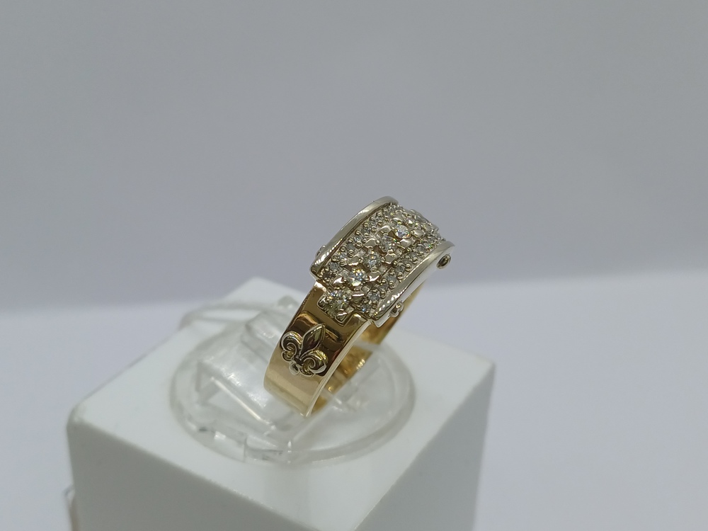 КОЛЬЦО БРИЛЛИАНТ Au 500