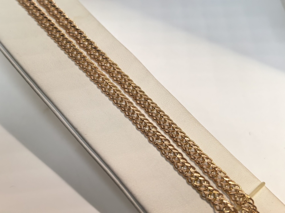 ЦПР3585 ЦЕПЬ ПУСТОТЕЛАЯ Ромб тройной (Au 585)