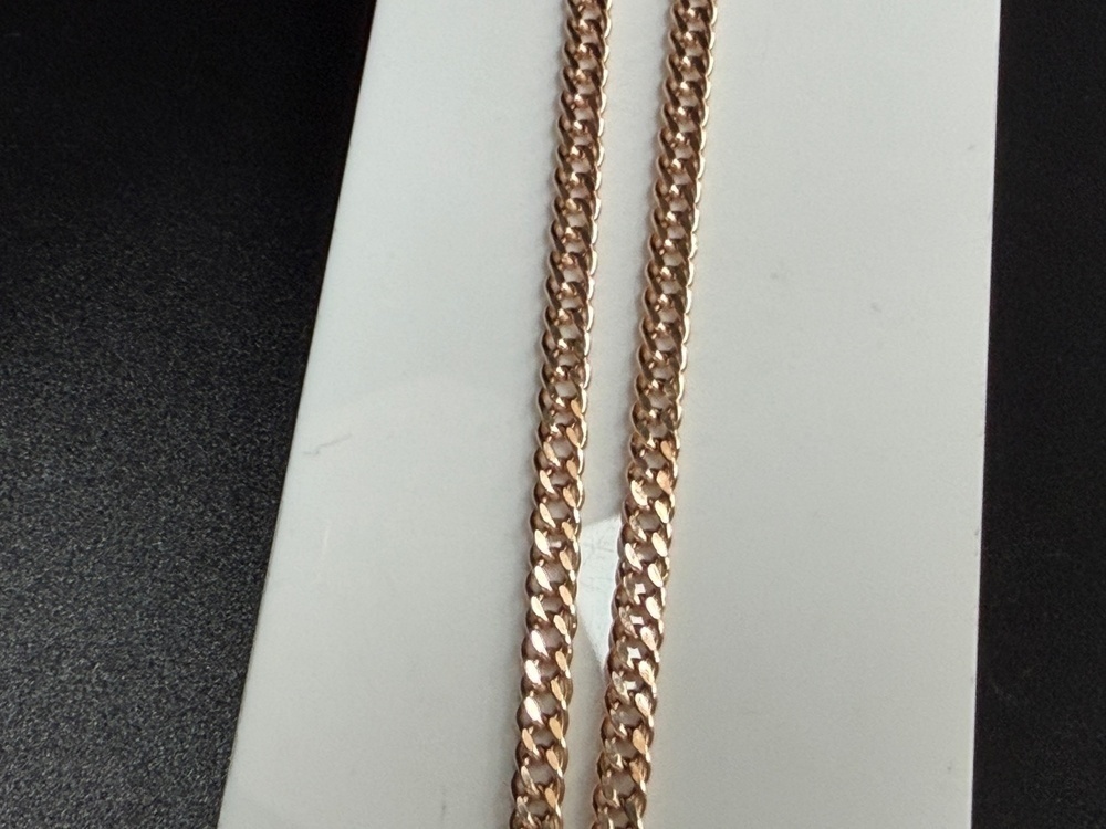 ЦЕПЬ ПУСТОТЕЛАЯ Ромб двойной (Au 585)