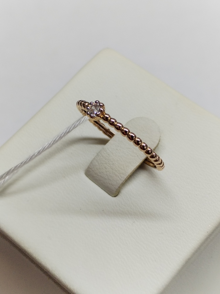 КОЛКМ585 КОЛЬЦО С КАМНЕМ (Au 585)