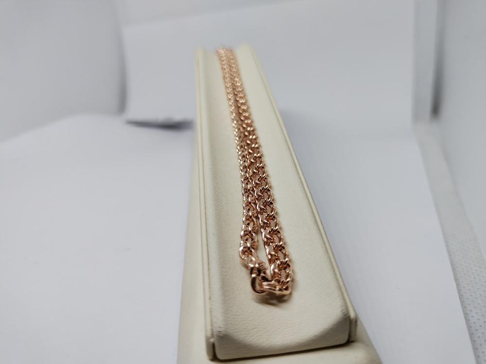 ЦЕПЬ ПУСТОТЕЛАЯ Бисмарк (Au 585)