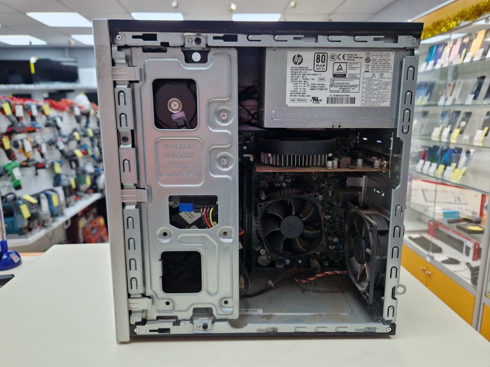 Системный блок HP; Core i5-7400, GeForce GTX 1050, 8 Гб, 128 Гб, 1 Tb