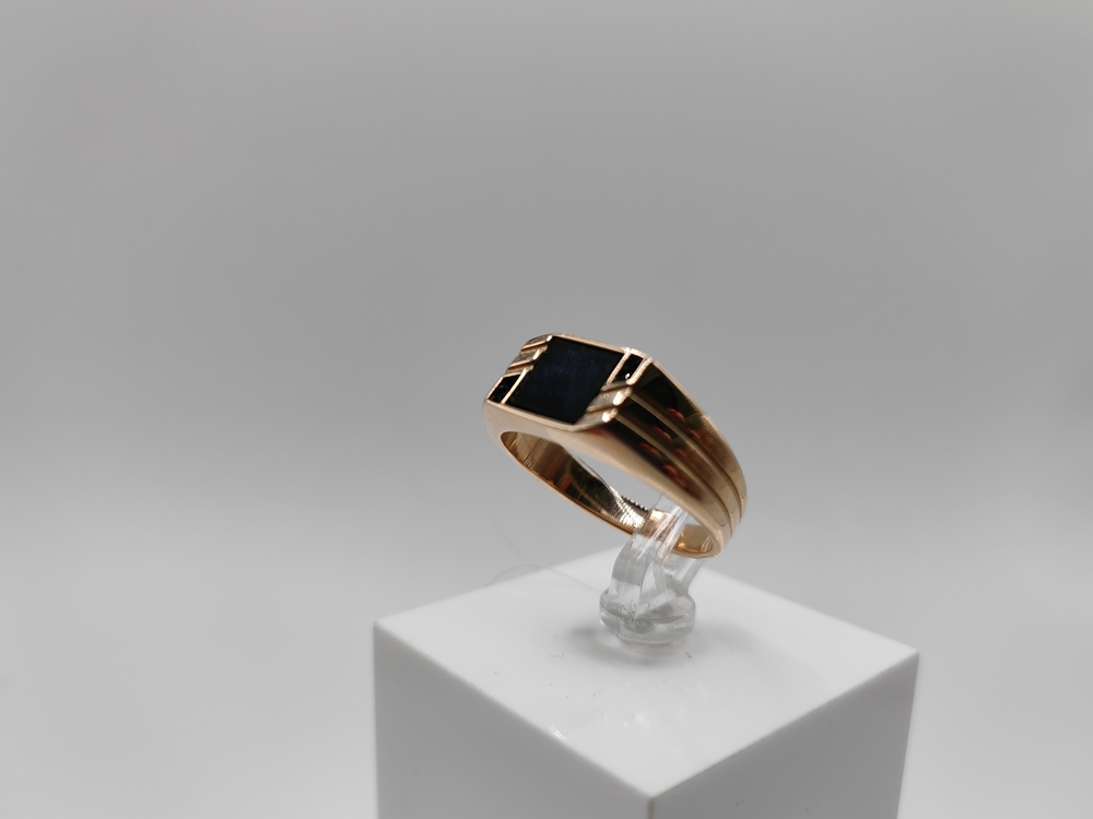 08-540160 КОЛЬЦО ПЕЧАТКА с камнями (Au 585)