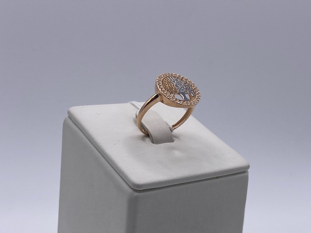 КОЛКМИ585 КОЛЬЦО С КАМНЯМИ (Au 585)