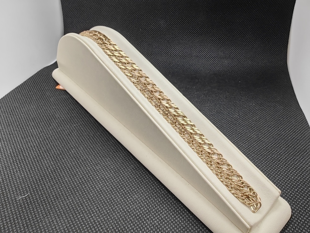 ЦЕПЬ ПОЛНОВЕСНАЯ Ромб тройной (Au 585)