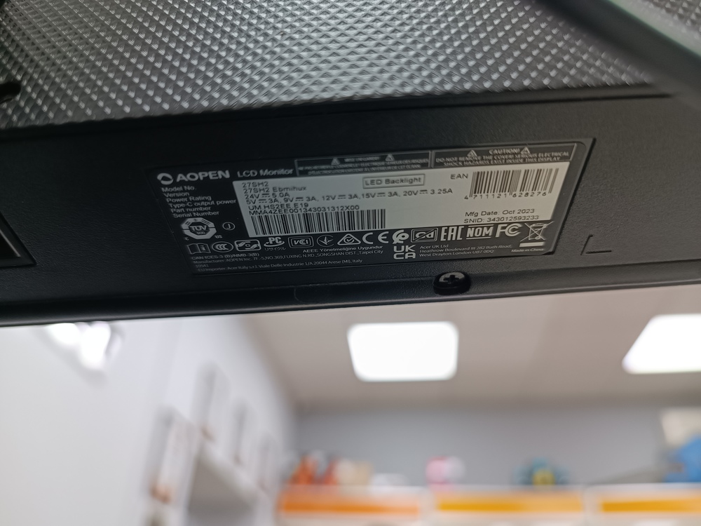 Монитор Aopen 27SH2U Ebmiphux