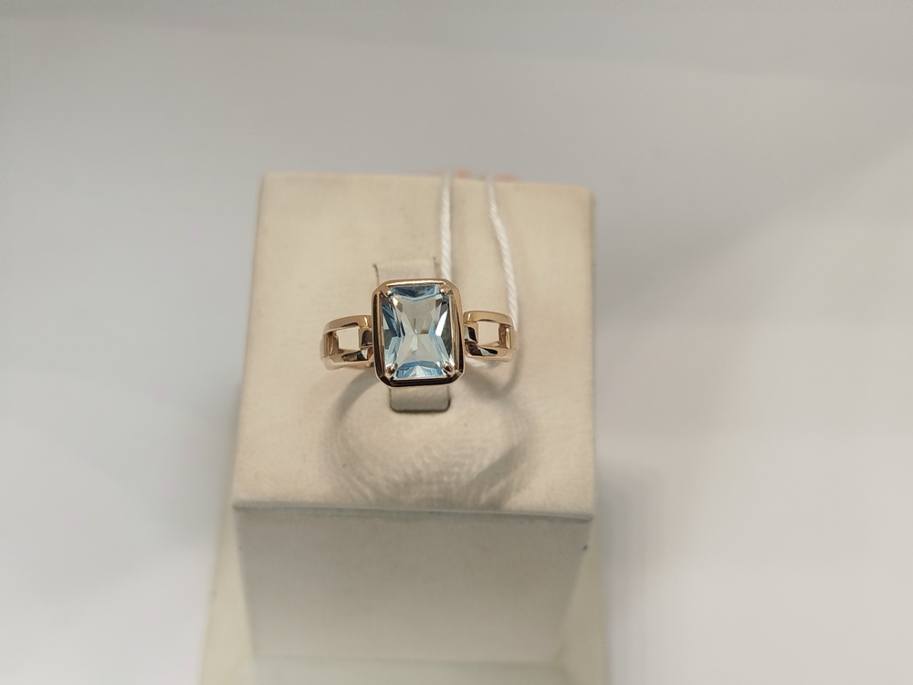 КОЛКМ585 КОЛЬЦО С КАМНЕМ (Au 585)