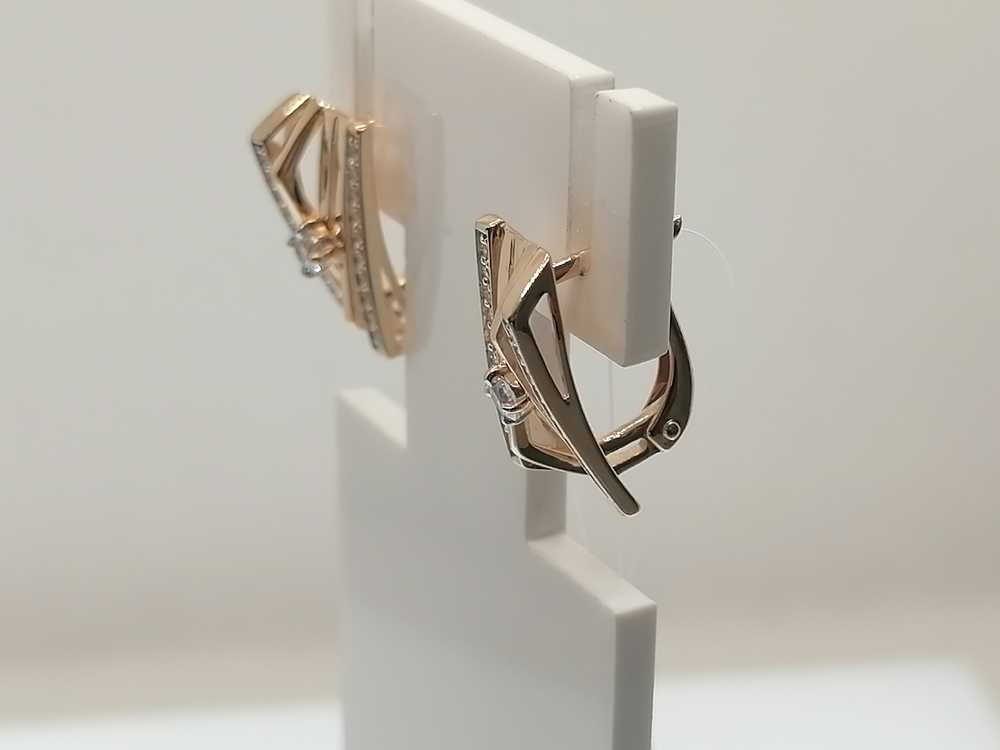 СЕРЬГИ С КАМНЯМИ (Au 585)