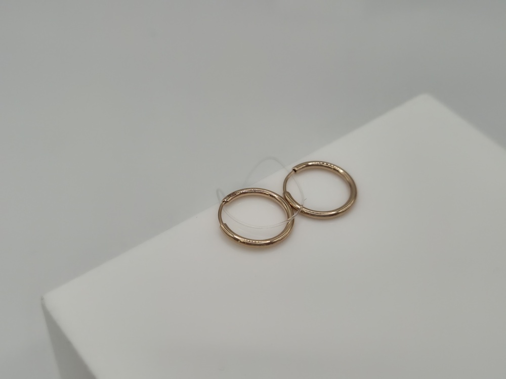 СЕРЬГИ КОНГО без камня (Au 585)