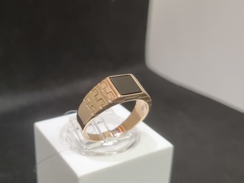 08-540163 КОЛЬЦО ПЕЧАТКА с камнем (Au 585)