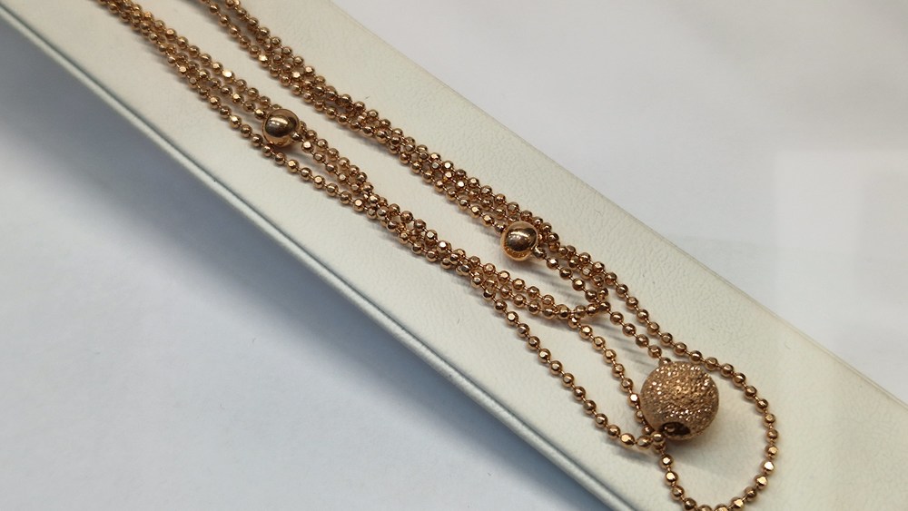 КОЛЬЕ БЕЗ КАМНЯ Au 585