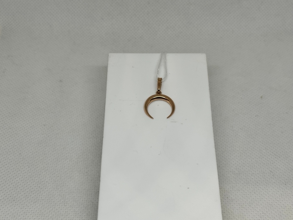 ПОДВЕСКА ПОЛУМЕСЯЦ БЕЗ КАМНЯ (Au 585)