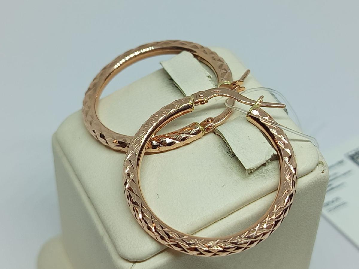 029869 СЕРЬГИ КОНГО без камня (Au 585)