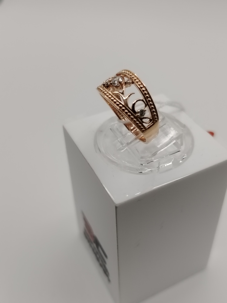 КОЛКМИ585 КОЛЬЦО С КАМНЯМИ (Au 585)