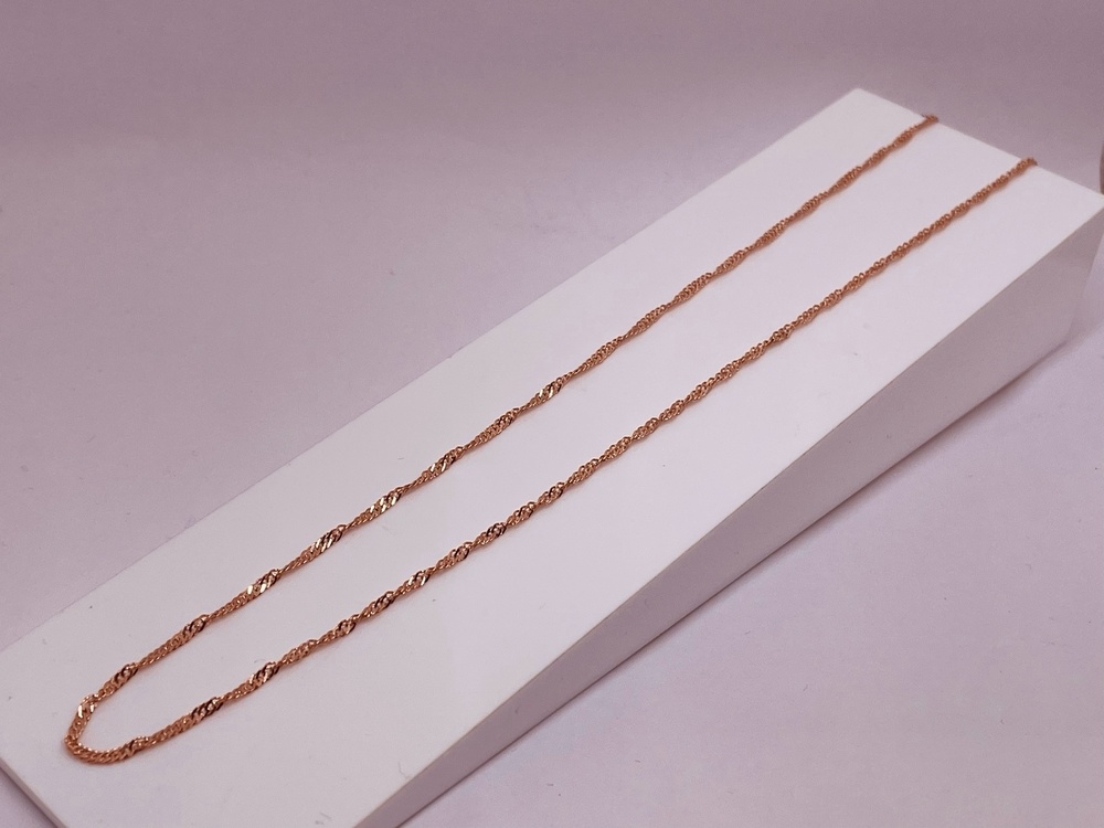 ЦЛСИ585 ЦЕПЬ ПОЛНОВЕСНАЯ Сингапур (Au 585)