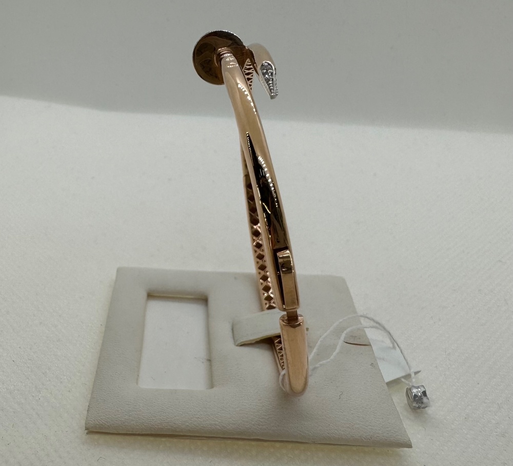 908-00218-10-00-20-00 БРАСЛЕТ ЖЕСТКИЙ с камнями (Au 585)