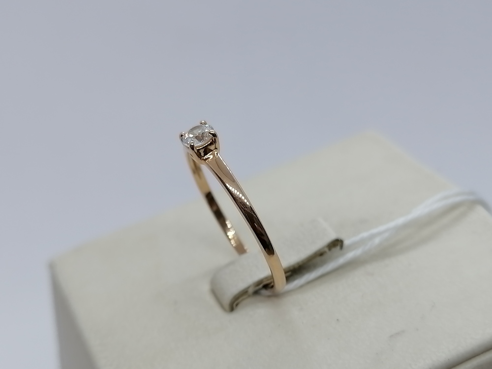 КОЛКМ585 КОЛЬЦО С КАМНЕМ (Au 585)