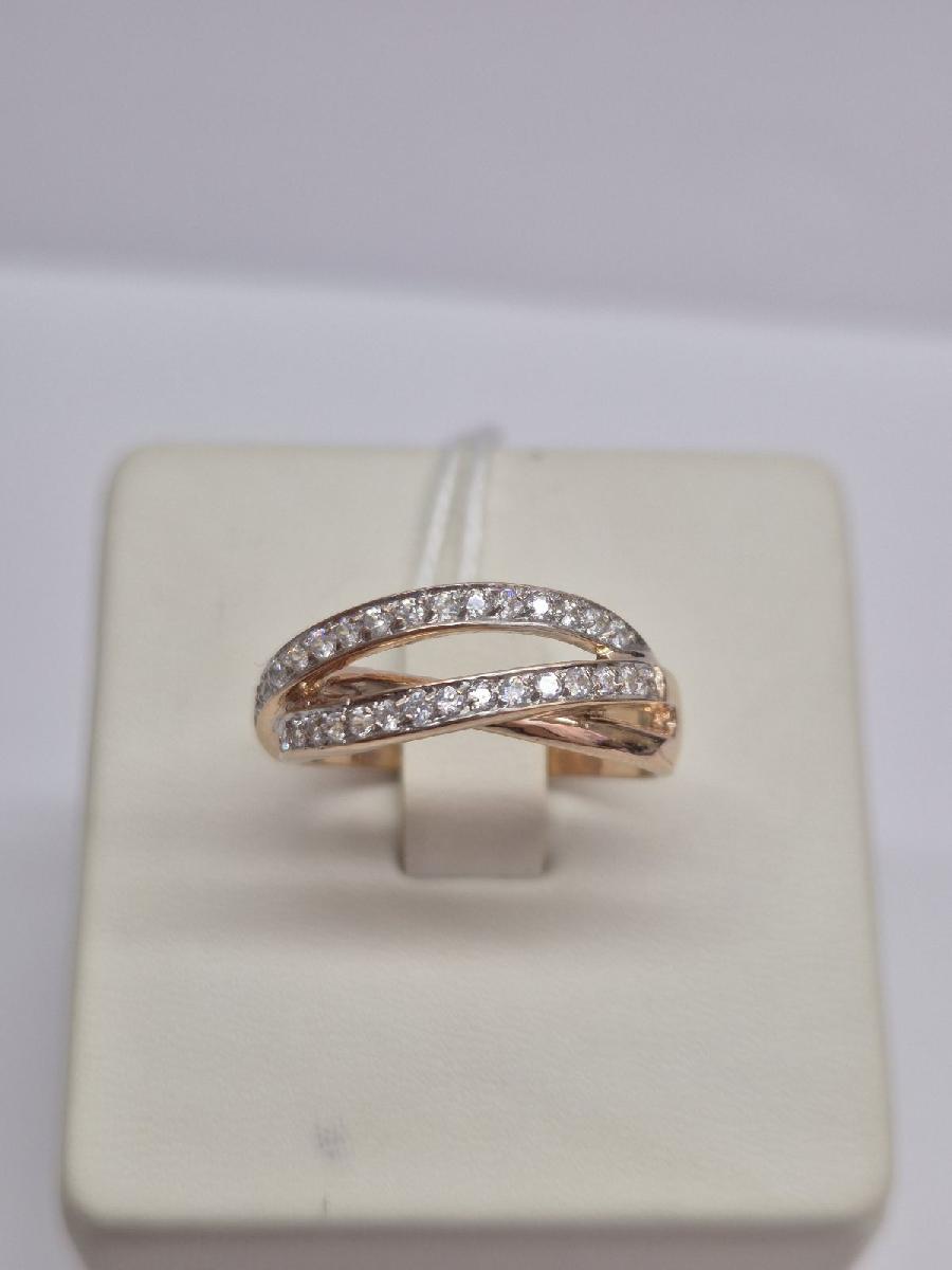 КОЛКМИ585 КОЛЬЦО С КАМНЯМИ (Au 585)