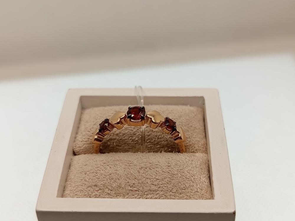 КОЛЬЦО ГРАНАТ (Au 585)