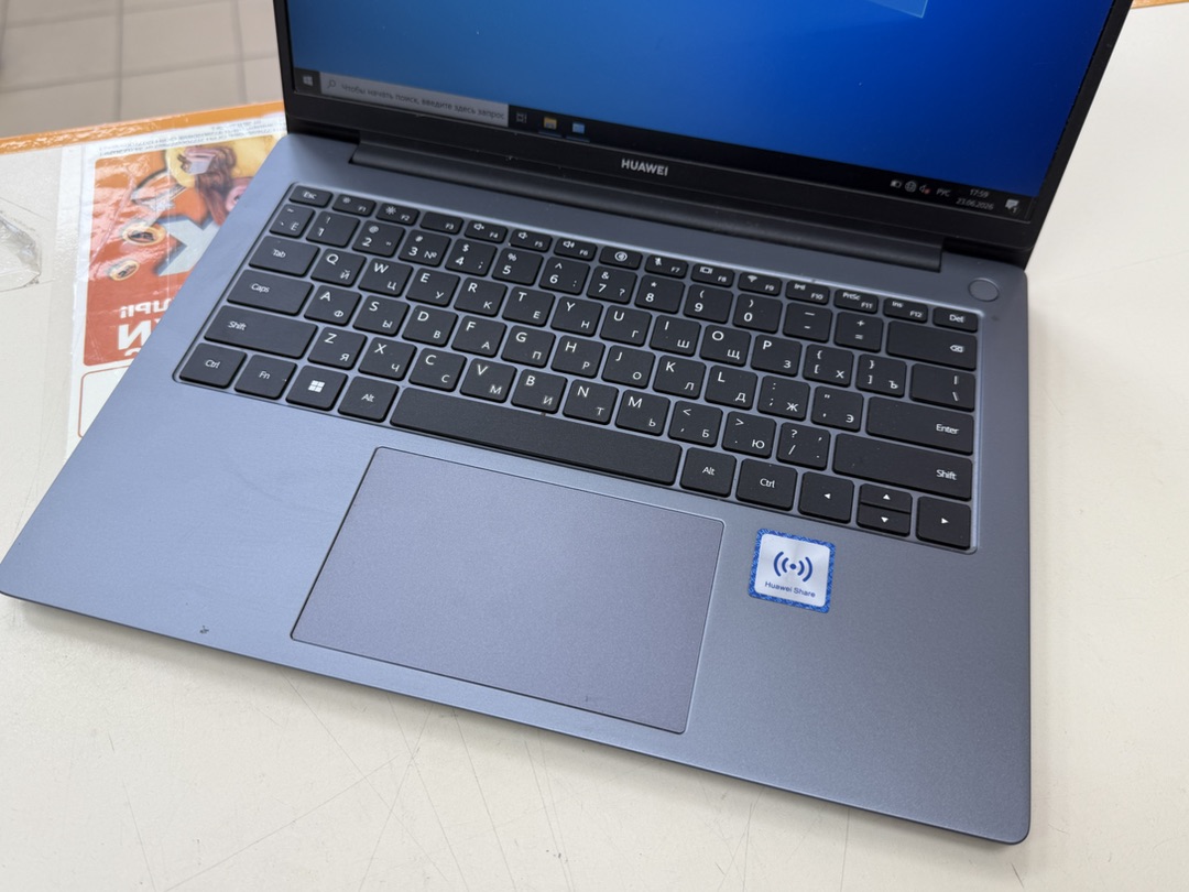 Ноутбук Huawei; I5-13420H,  Intel(R) Graphics, 16 Гб, 512 GB, Нет