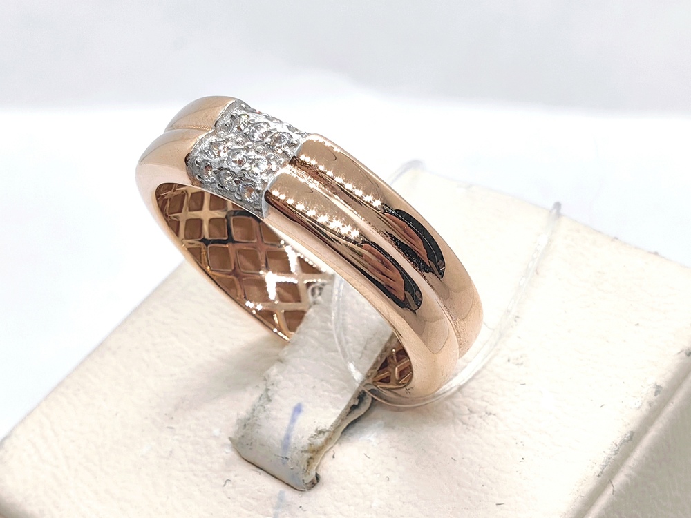 КОЛЬЦО С КАМНЯМИ (Au 585)