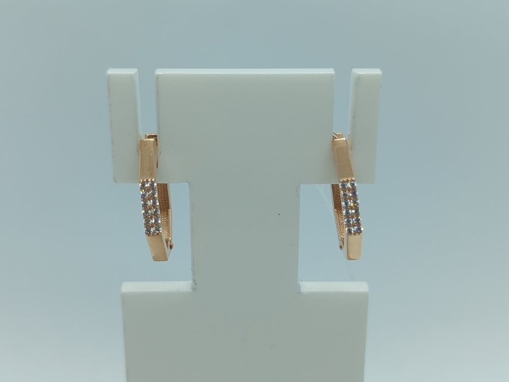 СЕРЬГИ С КАМНЯМИ (Au 585)