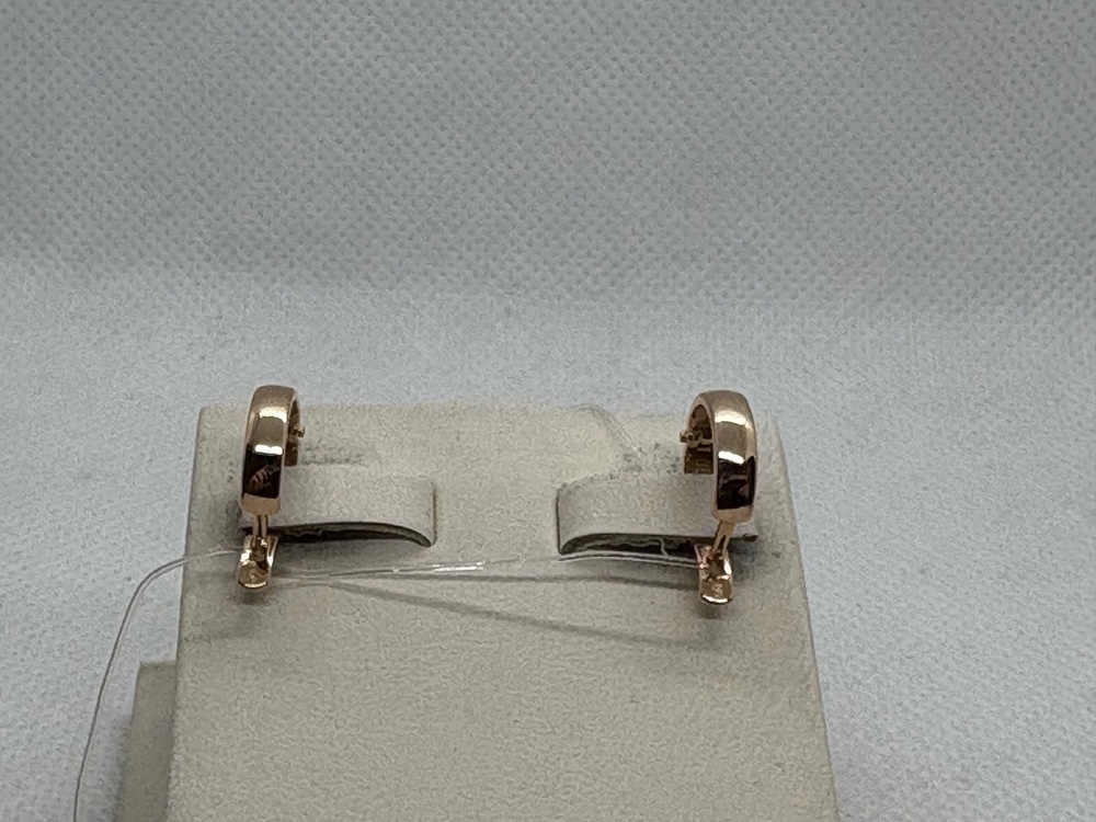 СЕРЬГИ БЕЗ КАМНЯ (Au 585)