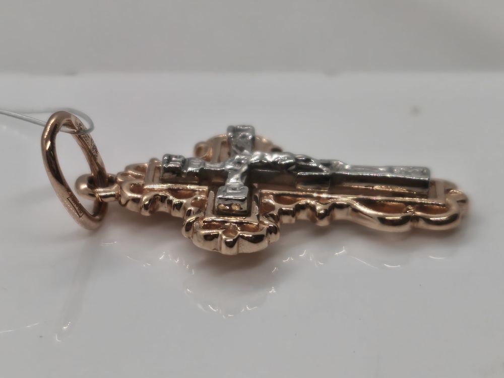 ПОДВЕСКА КРЕСТ (Au 585)