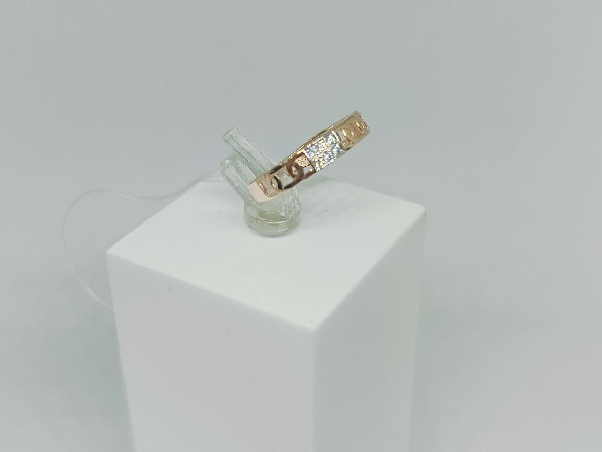 КОЛЬЦО С КАМНЯМИ (Au 585)