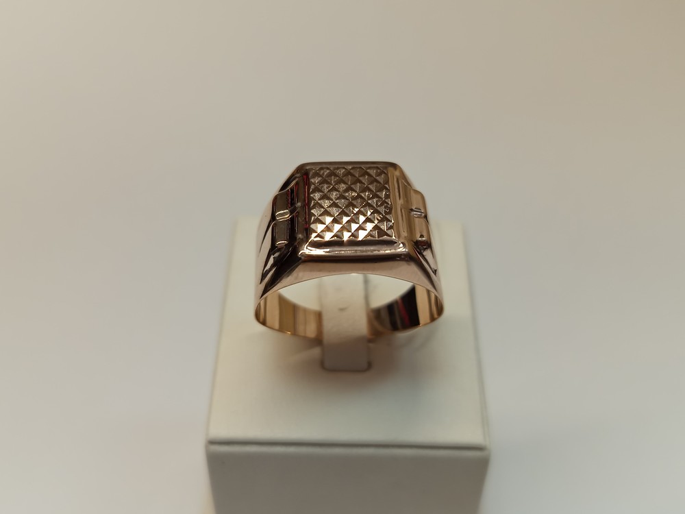 КОЛЬЦО ПЕЧАТКА без камня (Au 585)